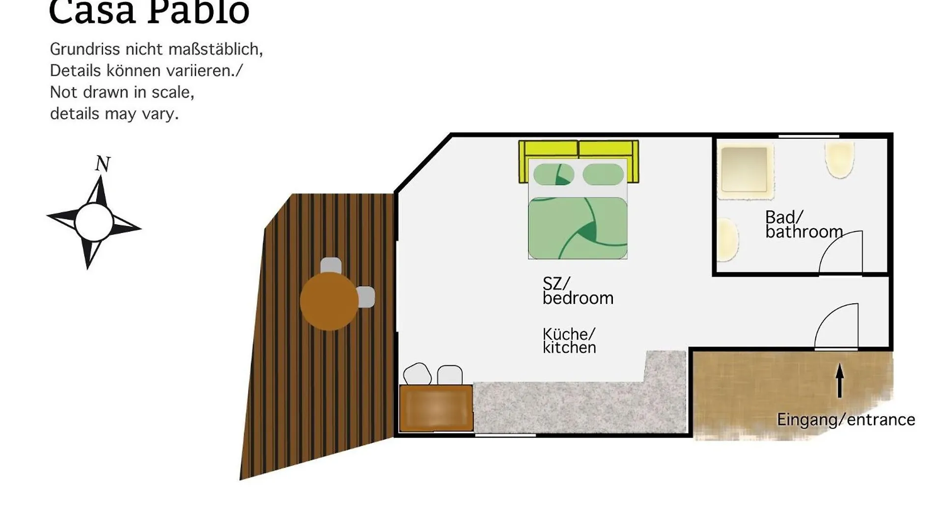 Apartment Kleines Ferienhaus Mit Terrasse Fuer Zwei Personen Guia de Isora  Spain